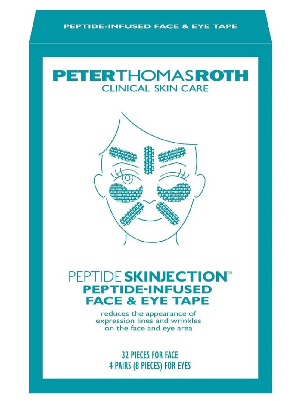 Peter Thomas Roth - Peptide Skinjection™ Peptide-Infused Face & Eye Tape